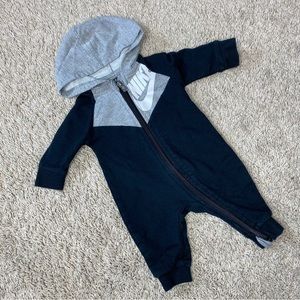 Nike Hooded Jumpsuit, Size Newborn